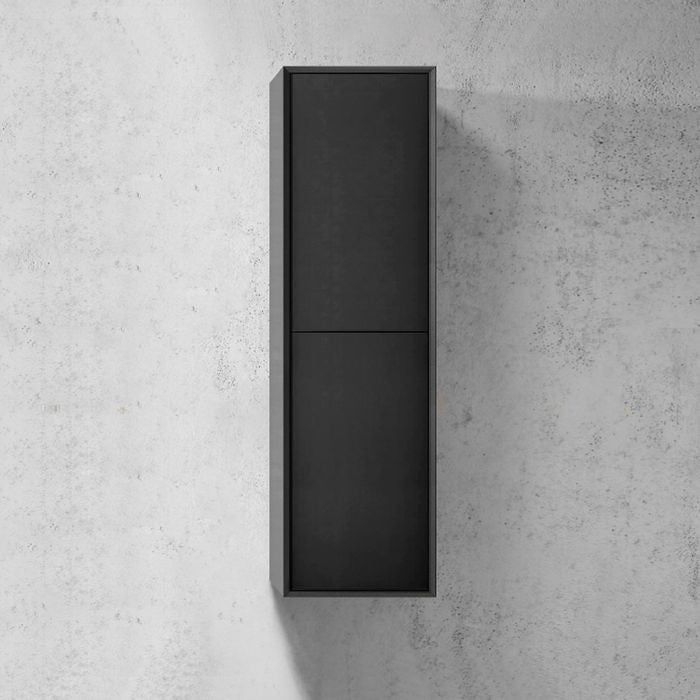 350*300*1200mm OTT Marlo Matte Black Tall Boy