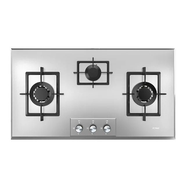 900*500mm Fotile White Stainless Steel Natural Gas Cooktop