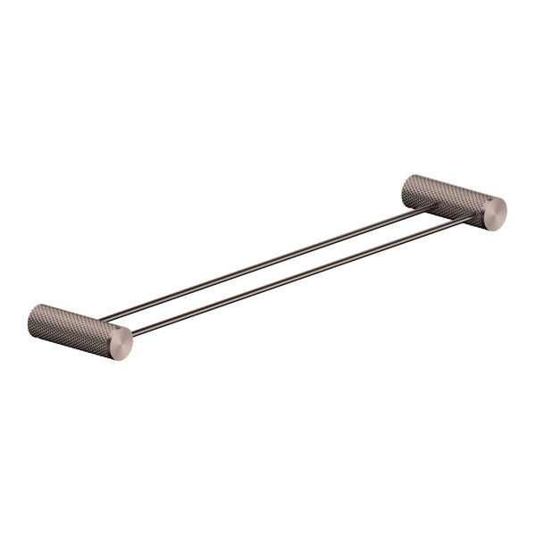 600/800mm Nero Opal Brushed Nickel Graphite Brushed Gold Brushed Bronze Brass Double Towel Rail