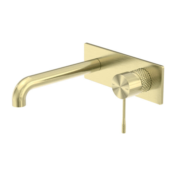 230mm Nero Opal Brushed Nickel Graphite Brushed Gold Brushed Bronze Wall Basin/Bath Mixer