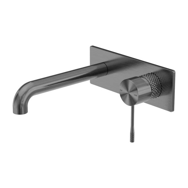 185mm Nero Opal Brushed Nickel Graphite Brushed Gold Brushed Bronze Wall Basin/Bath Mixer