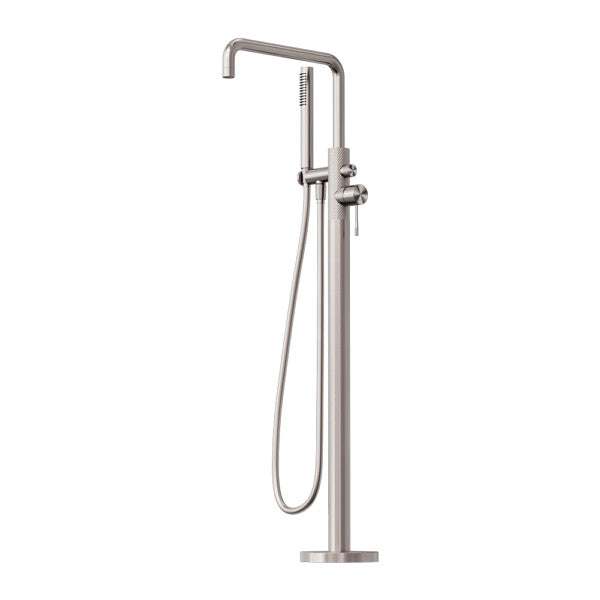 Nero Opal Graphite Brushed Gold Brushed Nickel Brushed Bronze Brass Freestanding Bath Mixer With Hand Floor Mounted Showers