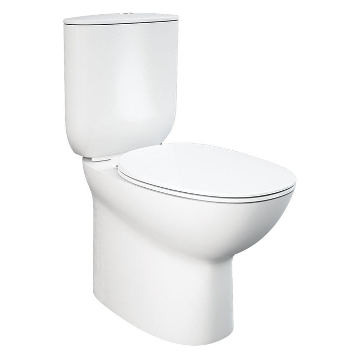 640*365*800mm Fienza RAK Morning Rimless Alpine White Ceramic Back To Wall Toilet