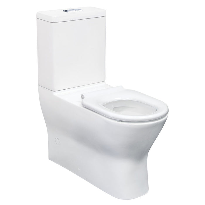 800*365*875mm Fienza Delta Care Gloss White Rimless Grey/White/Black/Blue Seat Back To Wall Toilet