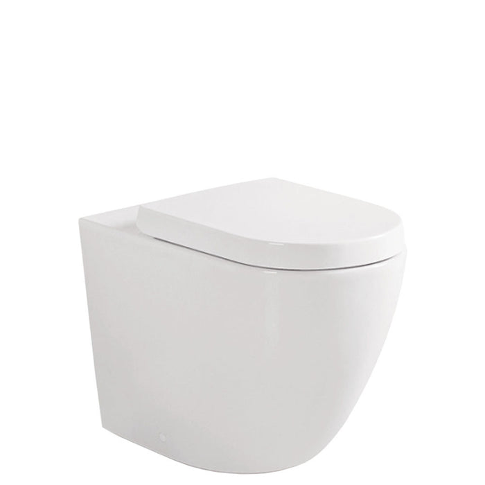 570*360*430mm Fienza KoKo Gloss White Tornado Ceramic Wall-Faced Toilet