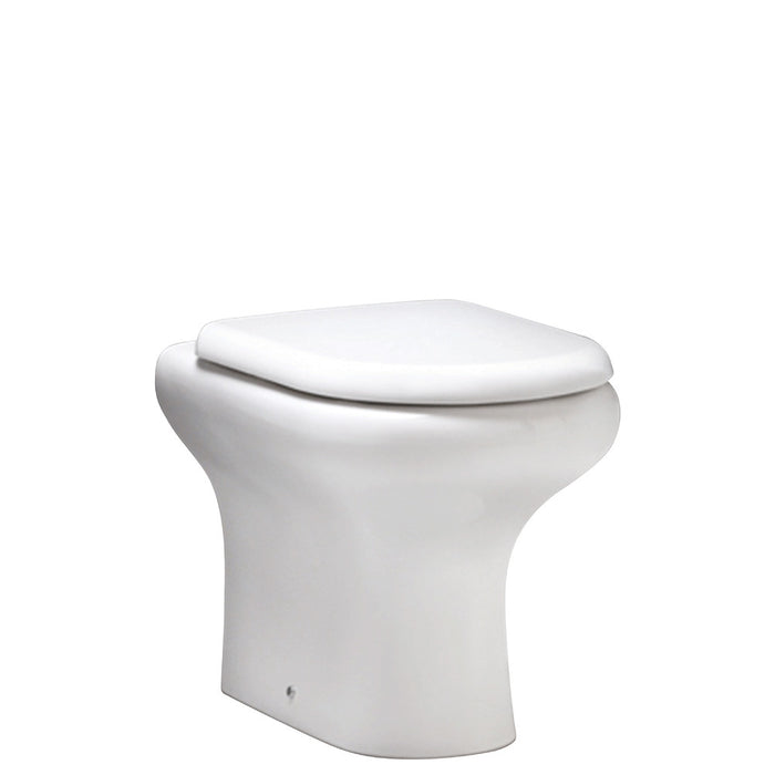 520*370*445mm Fienza RAK Compact Gloss White Rimless Wall-Faced Toilet