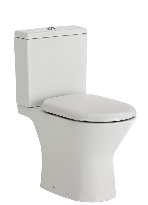 635*375*785mm Fienza Chica Gloss White Rimless Close-Coupled Toilet