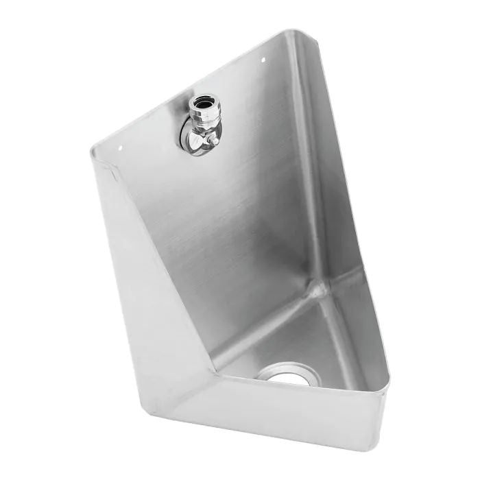 305*140*425mm 3monkeez Stainless Steel 50mm Outlet Urinal