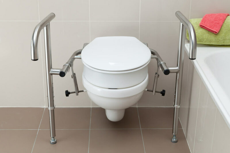 Throne Stainless Steel Bariatric Rails Model