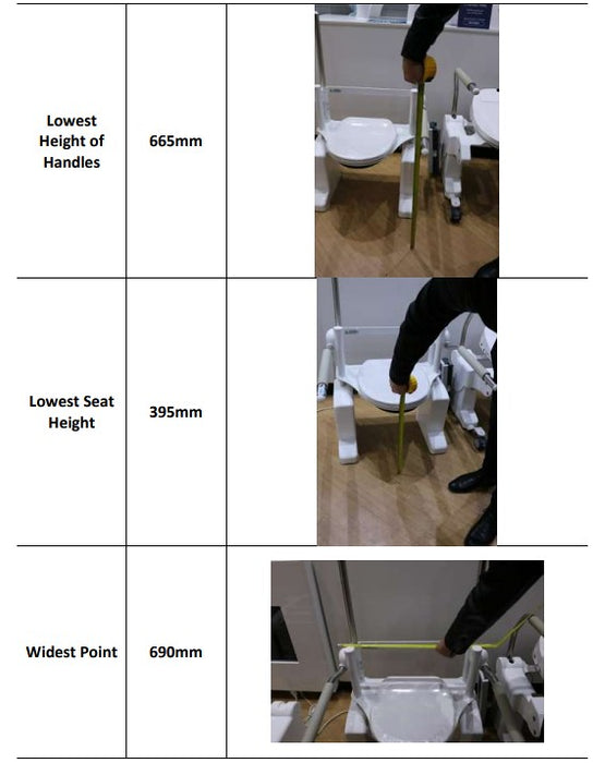 Vertical Aerolet Toilet Lift