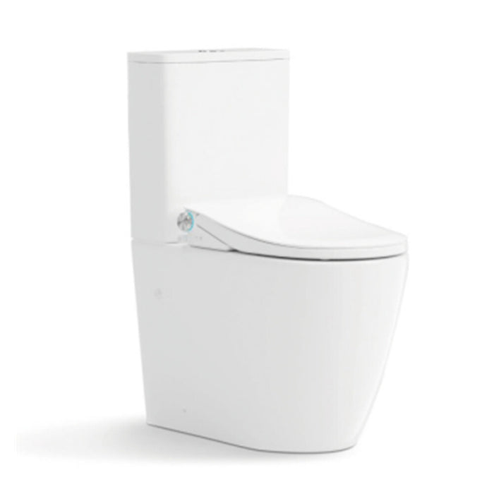 655*375*870mm Lafeme Thea Standard-Vega Gloss White Rimless Tornado Back To Wall Smart Toilet