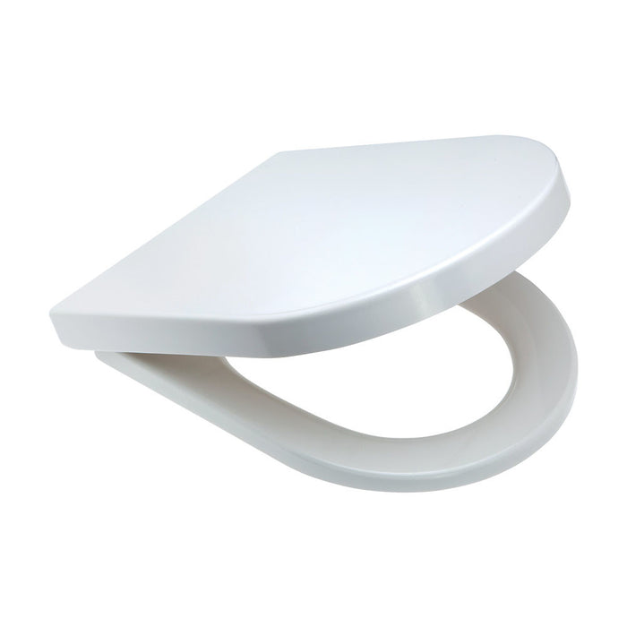 365*425*50mm Fienza Empire Urea-formaldehyde Gloss Grey/Gloss White Toilet Seat Cover