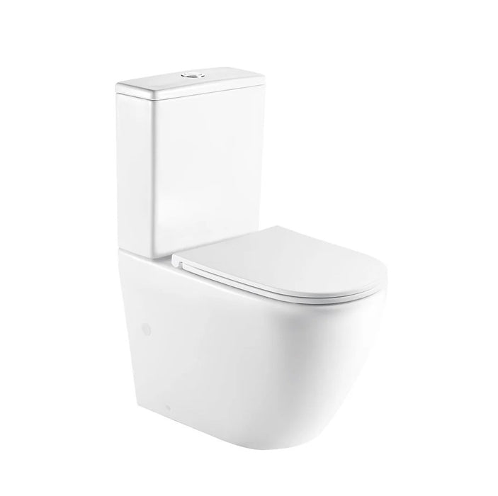 620*365*830mm MER Gloss White Highest Quality Vitreous China Back To Wall Toilets