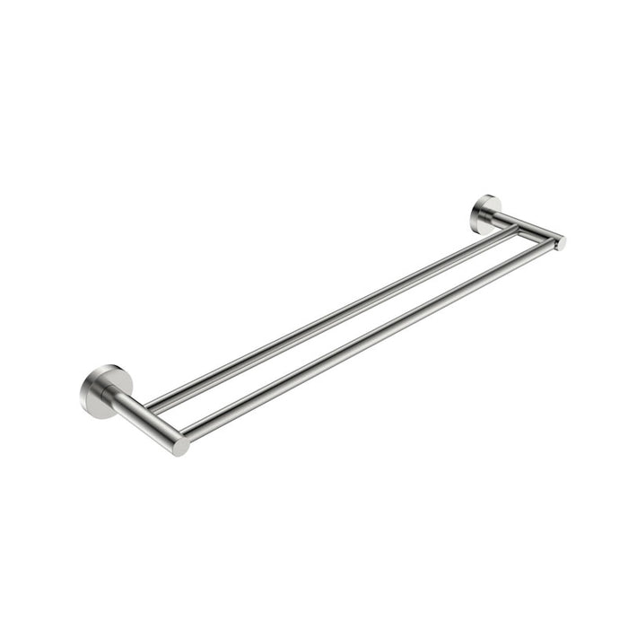 750mm BK RUND Chrome/Matt Black/Brushed Nickel/Brushed Gold/Brushed Gun Metal Brass Double Round Bars Towel Rails