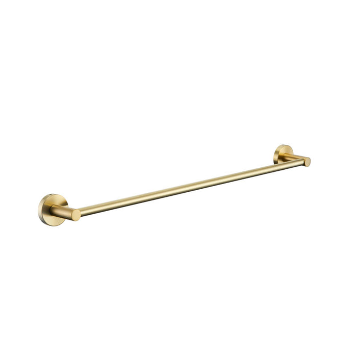 600mm BK RUND Chrome/Matt Black/Brushed Nickel/Brushed Gold/Brushed Gun Metal Brass Single Round Bars Towel Rails