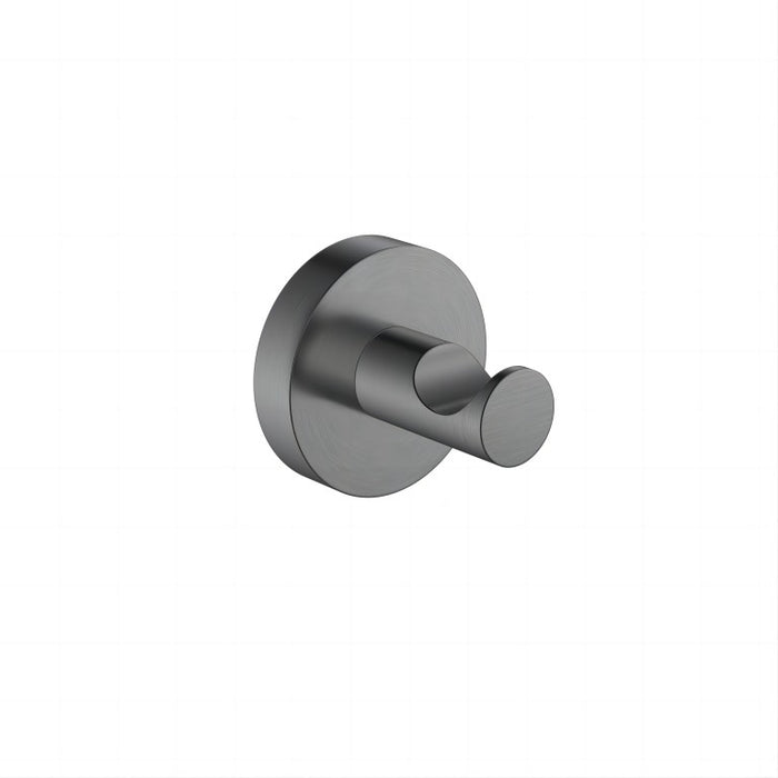 BK RUND Chrome/Matt Black/Brushed Nickel/Brushed Gold/Brushed Gun Metal Brass Round Single Robe Hooks