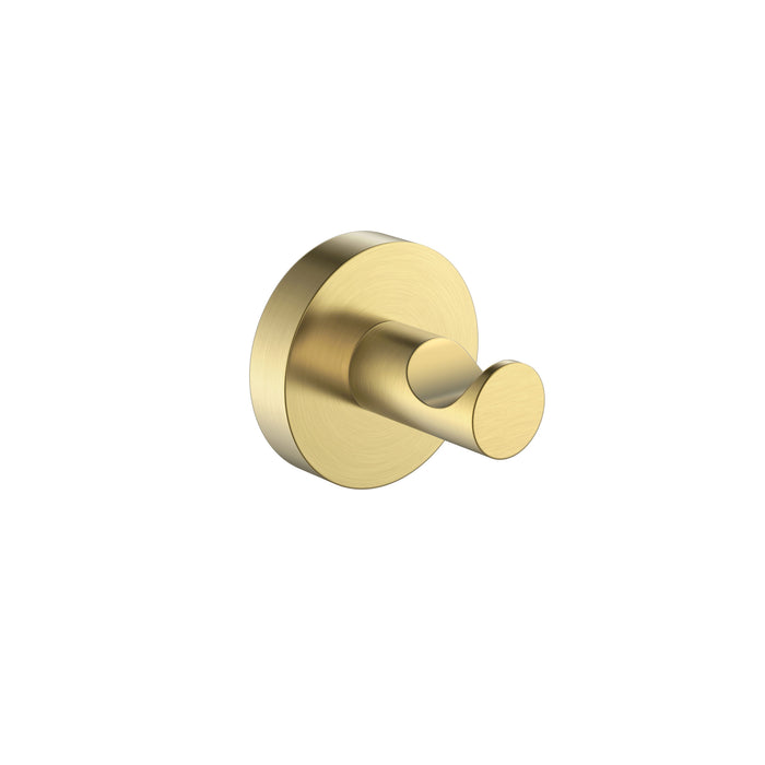 BK RUND Chrome/Matt Black/Brushed Nickel/Brushed Gold/Brushed Gun Metal Brass Round Single Robe Hooks