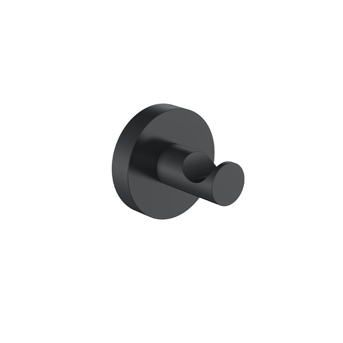 BK RUND Chrome/Matt Black/Brushed Nickel/Brushed Gold/Brushed Gun Metal Brass Round Single Robe Hooks