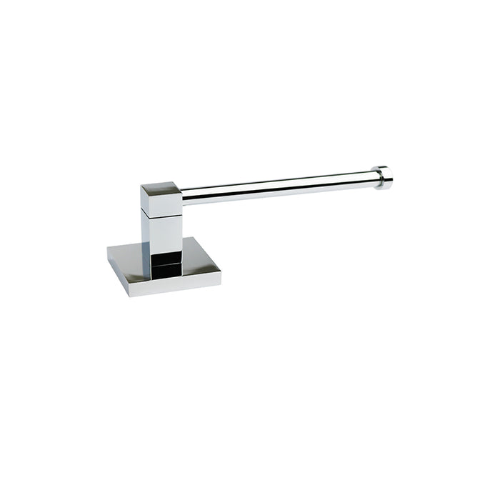 BK ECKIG Chrome Brass Single Square Toilet Paper Holders