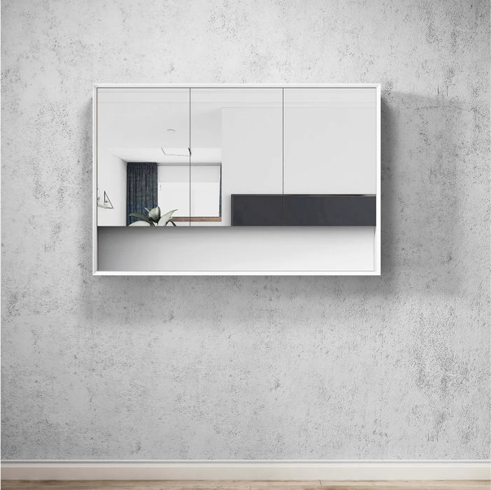 600-1200*800*150mm OTT Boston Matte White Wall Mounted Shaving Cabinet