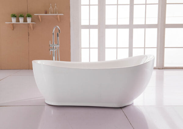 1500/1700*800*800/820mm ABS Bella Gloss White Special Shape Acrylic Freestanding Bathtub