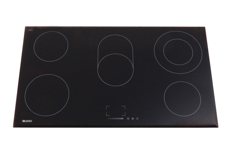 900mm Dilusso Electric Ceramic With Bevelled Edged Schott Glass,Touch Controls Cooktop