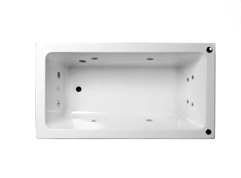 1490-1795*750*470mm Broadway Alpha Rectangle White Acrylic Spa Bath Tu ...