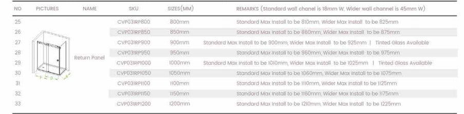 870-1180x2000mm Sliding L Shape Frameless Light Gold SS304 Square Rail 10mm Glass Embedded Circle Handle Shower Screens