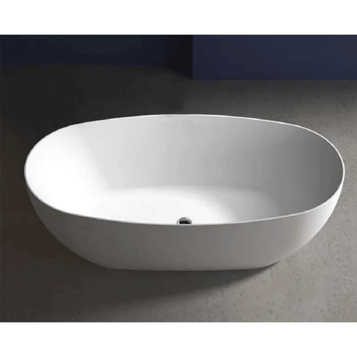 FS12 1500/1700mm White Oval Acrylic Freestanding Bathtub