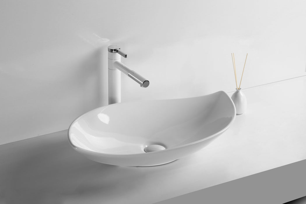 660*390*150mm Infinity Gloss White/Matt White/Matt Black Ceramic Special Shape Above Counter Basins