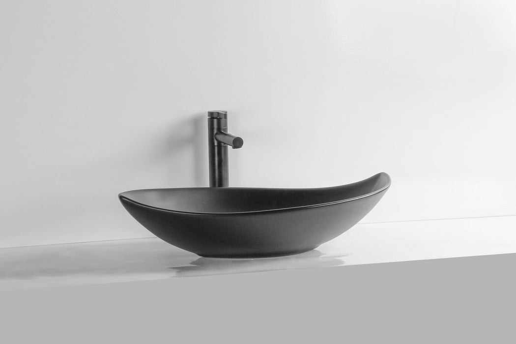 660*390*150mm Infinity Gloss White/Matt White/Matt Black Ceramic Special Shape Above Counter Basins