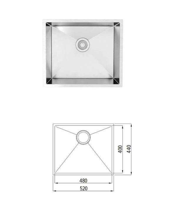 1300*600*900mm Otti Bondi White Fluted Base Laundry Cabinet With Stone Top And Sink