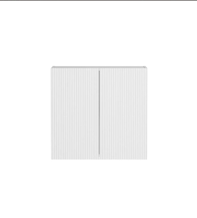 1305*600*2100mm Otti Satin White Fluted Moisture Resistant Plywood White Laundry Kit