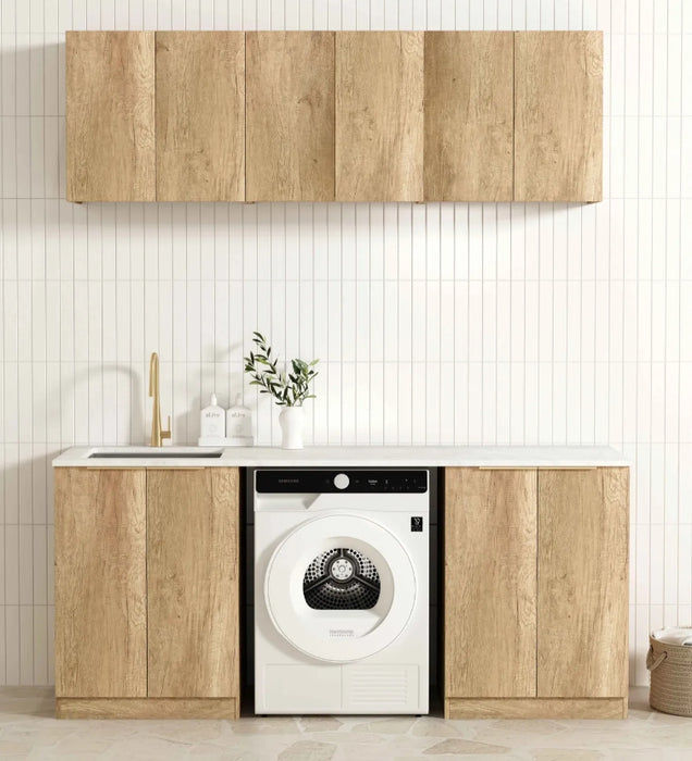 1960*600*2100mm Otti Byron/Bondi Laminated Natural Oak Moisture Resistant Plywood Laundry Kit