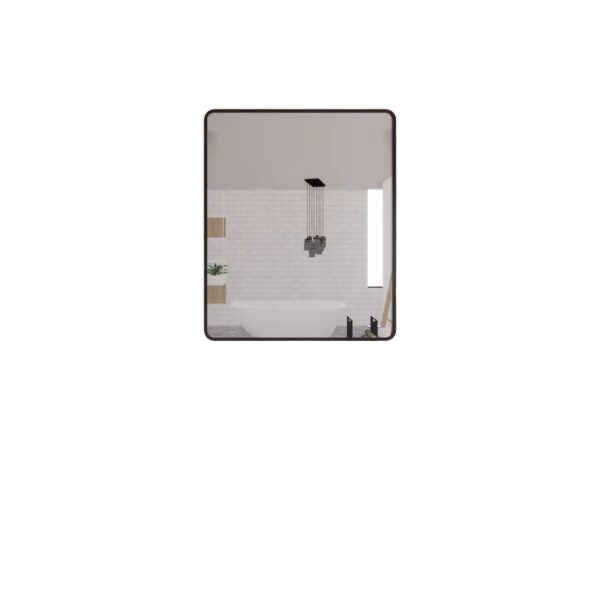 900/1200mm 45mm ABS Gold/Black Plain Rectangle Square Wall Mounted Mirror Only