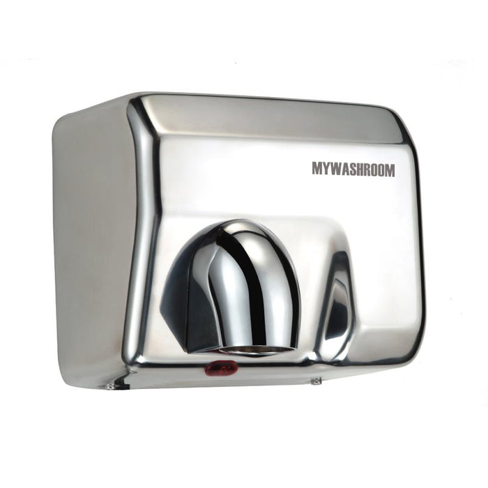 275*236*210mm MY Polished Stainless Steel Automatic Electric Wall Mounted Washroom Hand Dryer