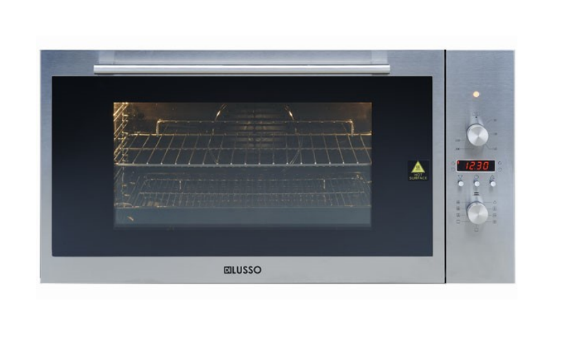 895*475*568mm 100L Dilusso Black Stainless Steel Oven