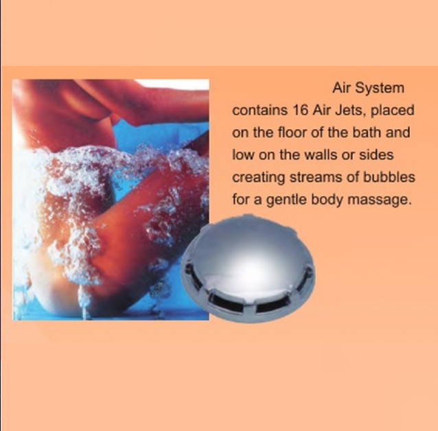 FS36 1700*800*580mm Gloss White Rectangle 10 Jets Back to Wall Freestanding Spa Bath