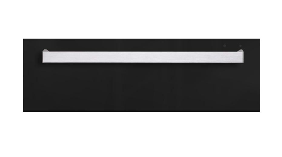 200mm Dilusso Black Glass Warming Drawer