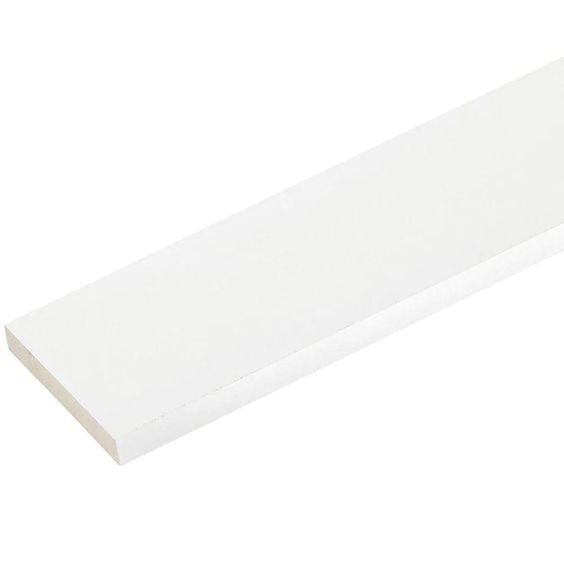 2400*130*18mm Satin White Kickboard